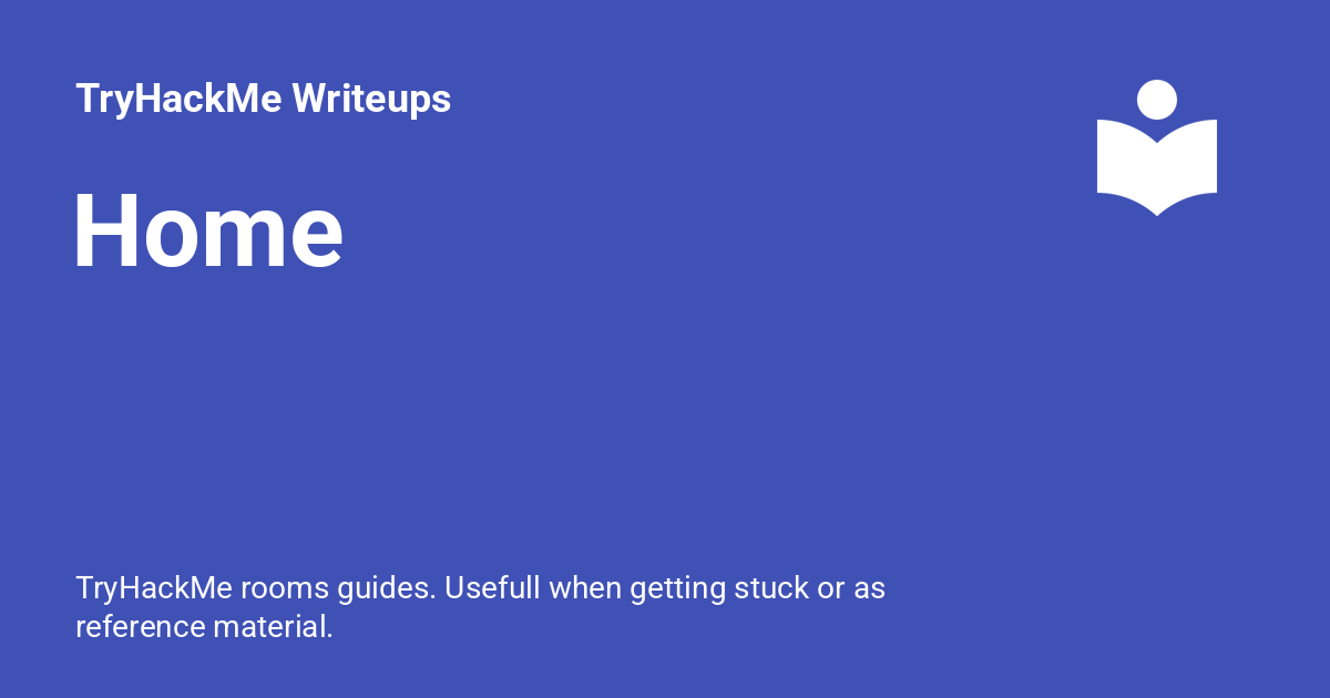 Tryhackme Writeups Tryhackme Writeups